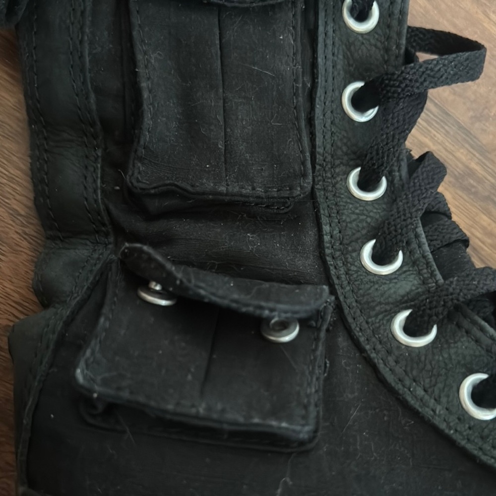 Converse Women's Black High-Top Sneakers - Picture 6 of 12